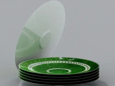 Plate  Central Asia 3 3D model