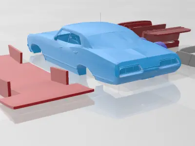 1965 Chevrolet Impala SS - Separate Parts Model 3D print model