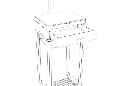 Luxxu Waltz Valet Stand 3D Model 3D model