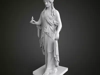 Goddess of hope 3D print model