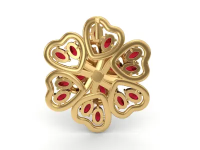 FLOWER PENDANT  3D print model purchase