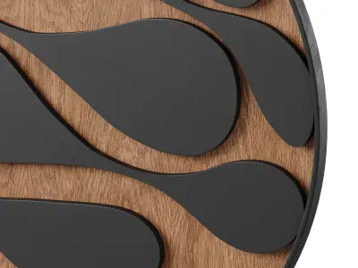 Rustic Wood Wall Art by Woodboz Wall Art 3D model