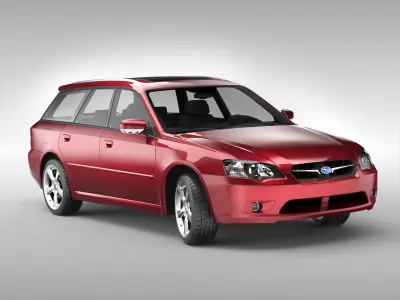 Subaru Legacy Wagon 2003 - 2009 3D model