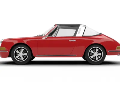 Porsche 911 Targa 1967 3d model  3D model