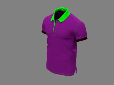 Polo Shirt 3D model
