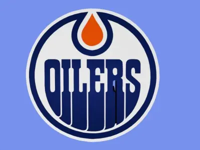 Edmonton Oilers Team Logo 3D model