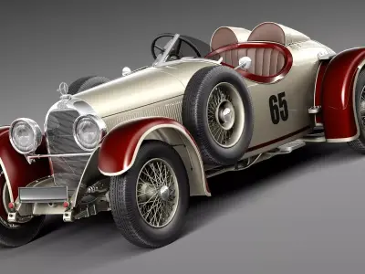 Austro Daimler 1929 3D model