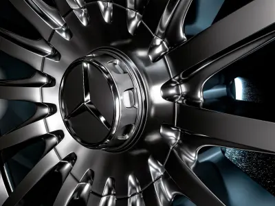 Wheel Mercedes S65 Forged AMG 3D model