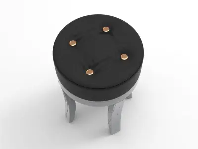 Mindu Stool Low-poly 3D model