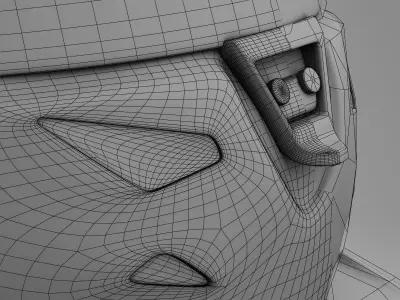 Nico Rosberg Helmet 2015 Low-poly 3D model