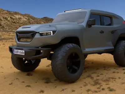 Rezvani Tank 3D model