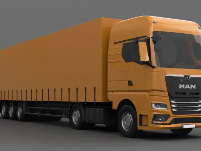 MAN TGX  Fahrerhaus GX Sattelzugmaschine -2020 3D model