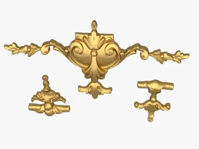 Classic decor ornament 228 3D model