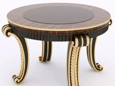 Francesco Molon F500 center table TULIPE 3D model