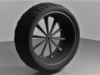 Bike Tyre Free 3D model