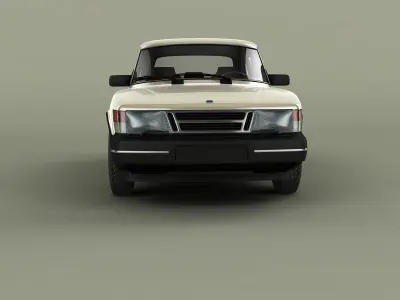 SAAB 900 5-door 3D model