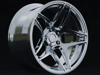 Kansei Astro Aftermarket Wheel Low-poly 3D model