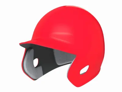 Baseball Batting Helmet 01 3D model