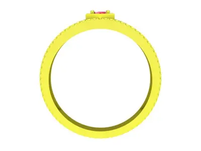 6214 Luxury Wedding ring  3D print model