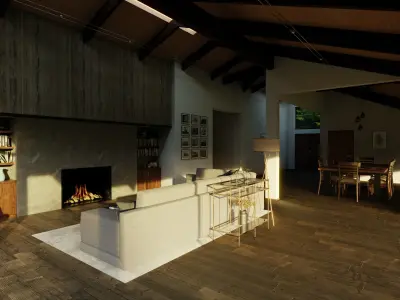 Mansion in the Forest 3D model