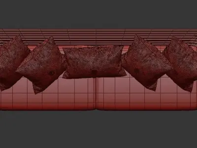 Angelas Luxury Metal Sofa 3D model purchase