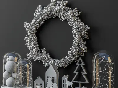 Christmas Decoration Set 3D model order