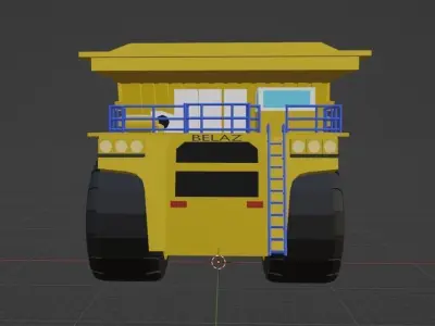 LowPolyBelaz Low-poly 3D model