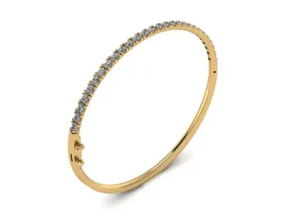 Diamond Bangle 316 3D print model
