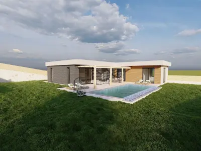 Villa 3D model get