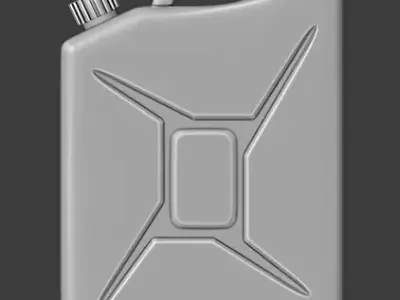 Jerry can Free 3D model