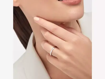 BULGARI - MARRY ME - RING - ONE DIAMOND 3D print model