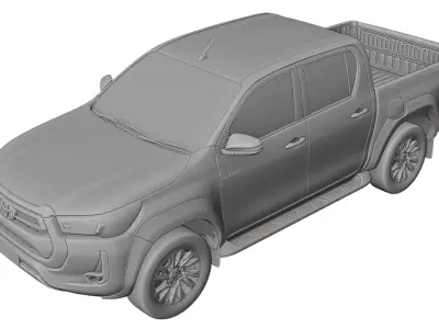 Toyota Hilux 2020 3D print model