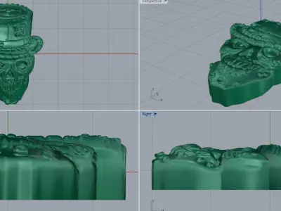 Skull 6 3D print model