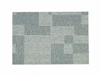Fabric Textured Carpet Lowpoly Low-poly 3D model