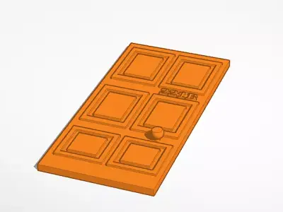 Sherlock Holmes Door Free 3D print model