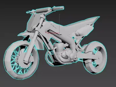 moto 50cc competition bike 50cc competition 3D print model