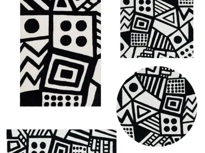 Rugs No 171 Low-poly 3D model