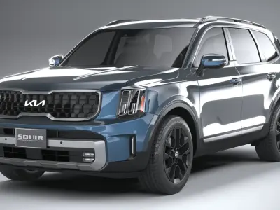 Kia Telluride 2023 3D model