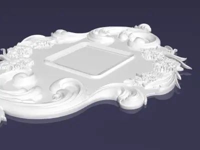 Ornate Engraving Frame 3D print model
