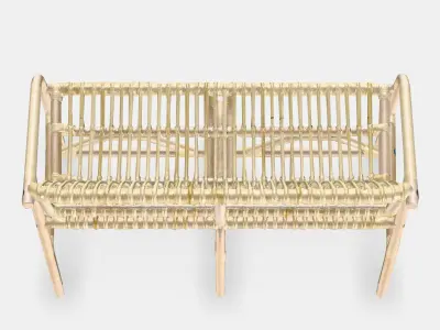 SALNO Bench Low-poly 3D model