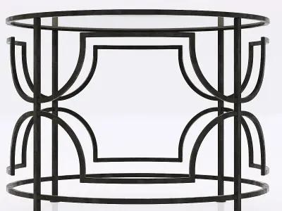 Cyan Designs Edged Rhombus Table 3D model