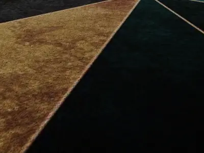 Modern Persian Carpet 3D Model Low-poly 3D model