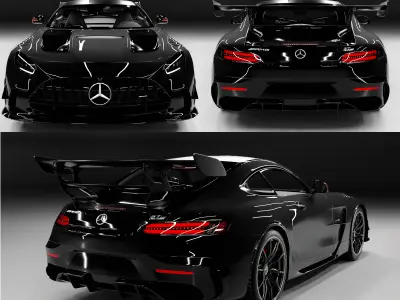 AMG GT Black Series 2021 3D model