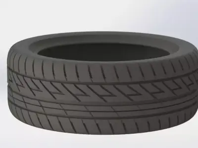 Real size tire 3D print model