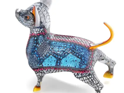 Alebrije Chihuahua Dog 3D model