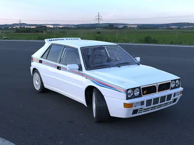 Lancia Delta HF Integrale 3D model