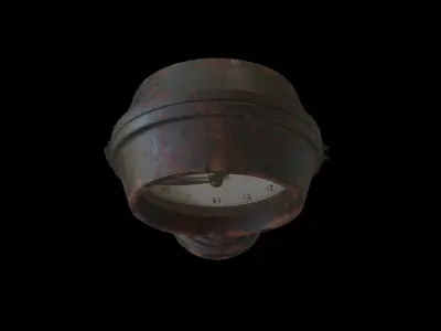 Cramden Table Clock Tabletop Clock Mantel Clock 3D model 3D model