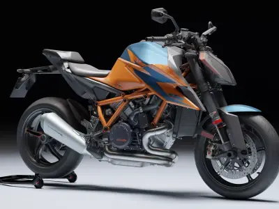 KTM 1290 Super Duke R 2021 Low-poly 3D model