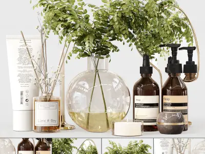 Collection Bathroom Decor Set -Preview 01