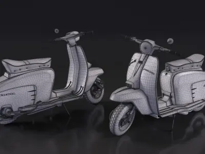 1966 Innocenti Lambretta Li125 Special 3D model